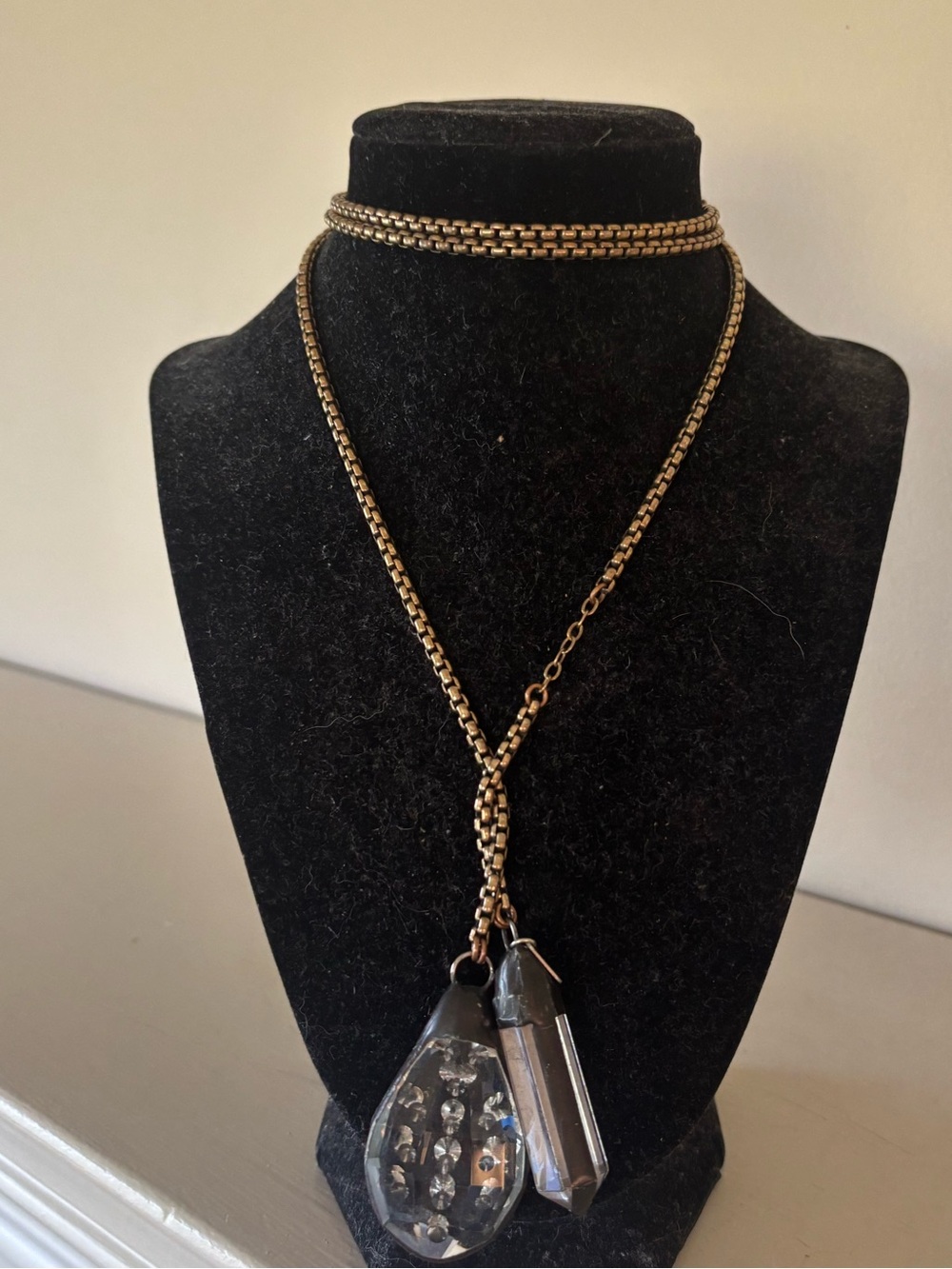 Mark Edge Layered necklace